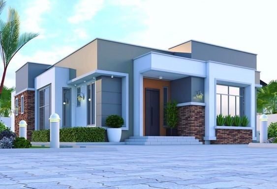 Simple Low Budget Modern 3 Bedroom House Design Ideas low budget modern 3 bedroom house design_0
