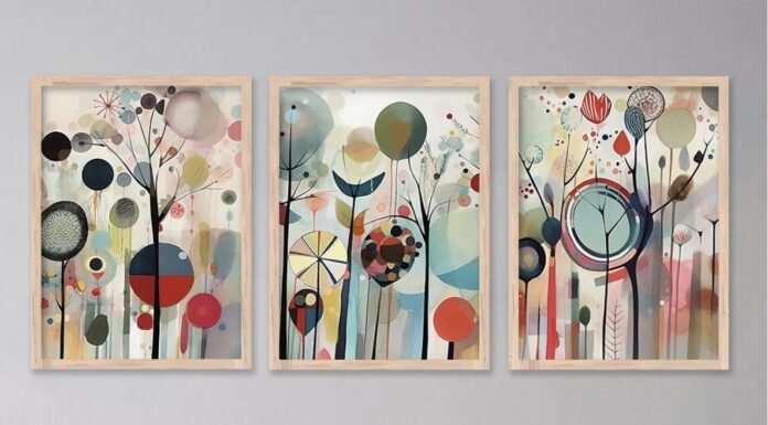 Transforming Living Room Spaces with Enduring Modern Paintings