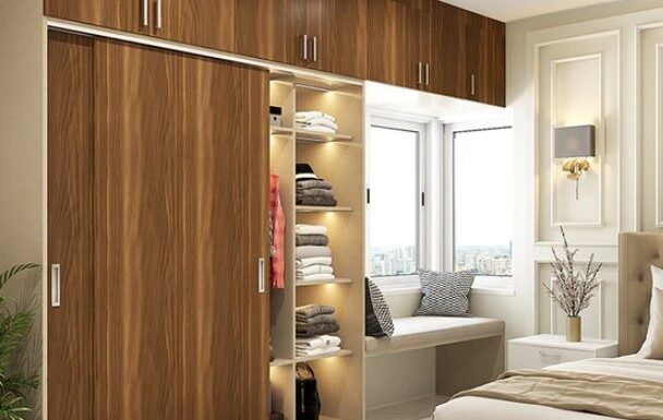 10 Sliding Door Wardrobe Designs for Bedroom