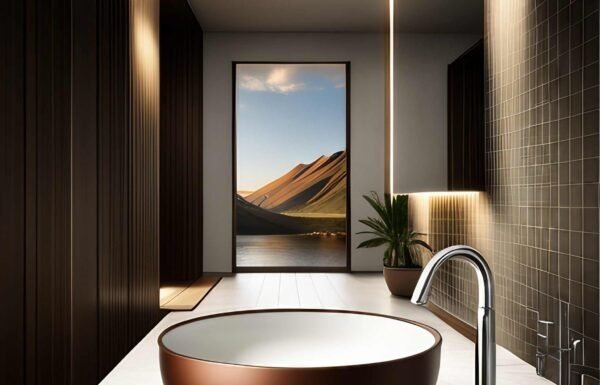 10 Wash Basin Background Tiles Design Ideas