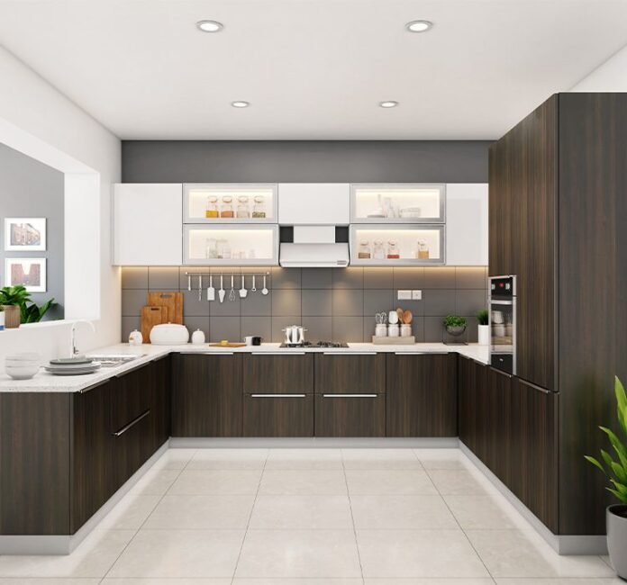 10 U Shaped Modern Modular Kitchen Design Inspirations - WowInteriorIdeas