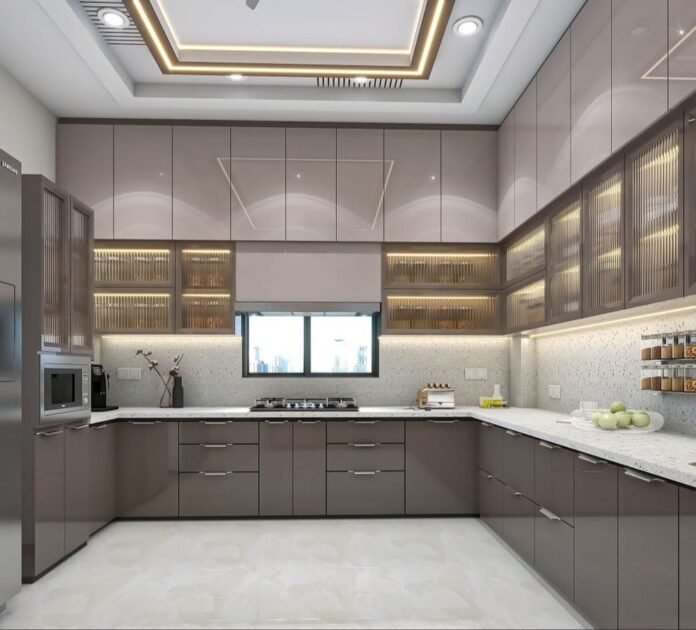 10 U Shaped Modern Modular Kitchen Design Inspirations - WowInteriorIdeas