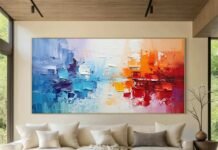 14 Big Canvas Painting Ideas Aesthetic for Modern Home Décor