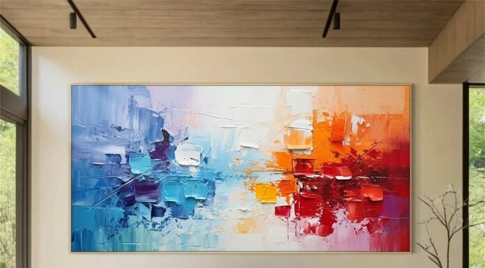 14 Big Canvas Painting Ideas Aesthetic for Modern Home Décor
