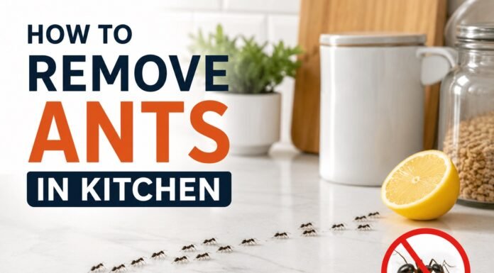 How to remove ants in Kitchen Permanently