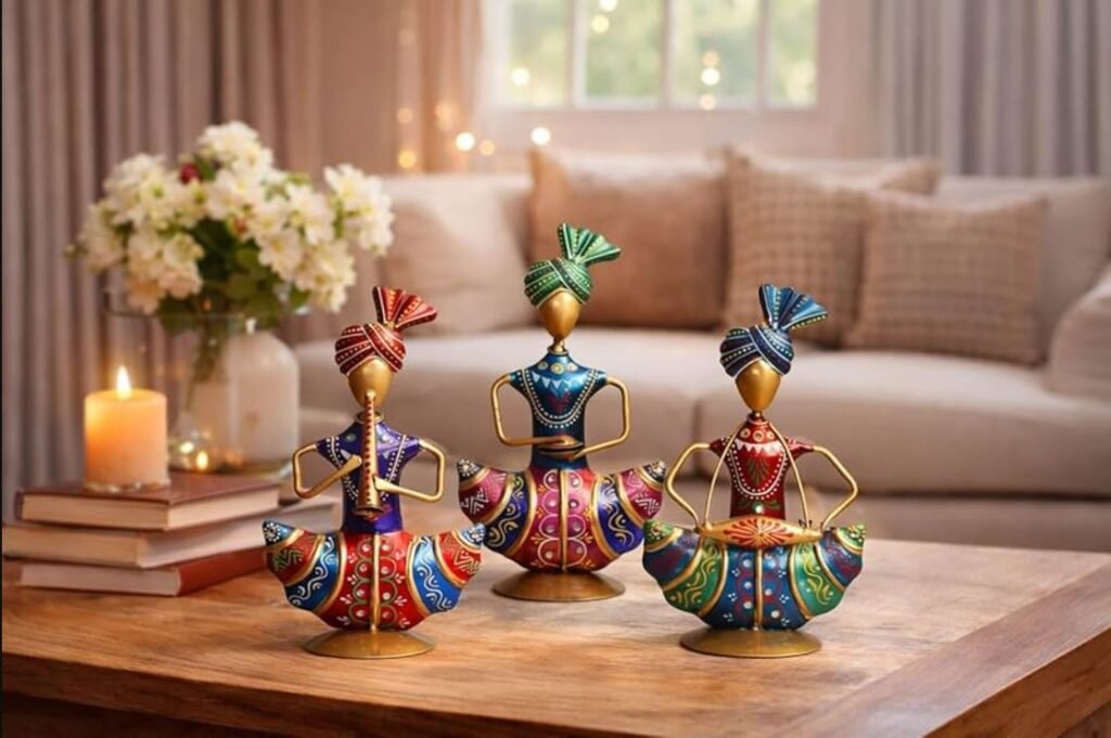 Handcrafted decorative accessories for traditional Indian interiors