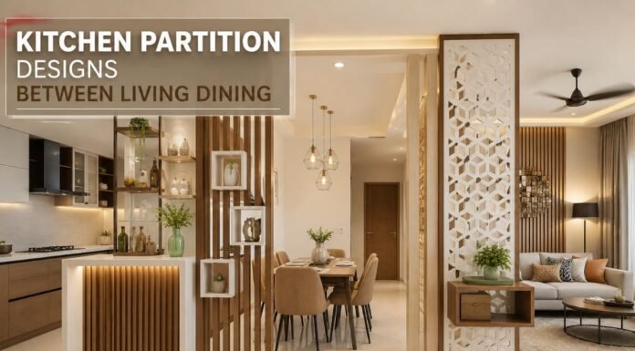 Kitchen Partition Designs Between Living Dining (2026 Guide) Modern kitchen partition designs between living dining areas